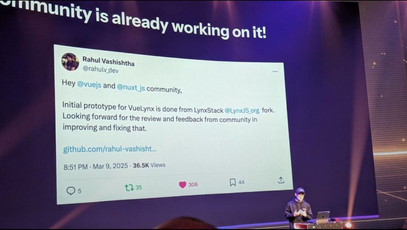 VueLynx: A First Step Toward 'Vue Native'