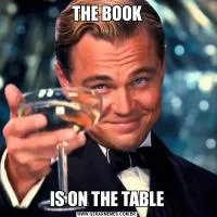 The book is on the table
